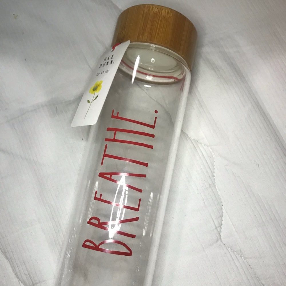 Rae Dunn glass bottle